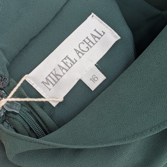 Mikael Aghal Dark Green Dress - Picture 6 of 7